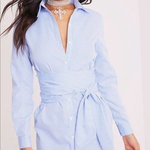 Pretty little thing. Button up shirt dress